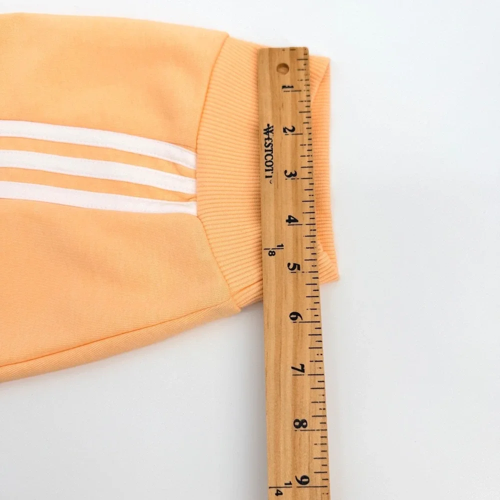 Adidas x Peloton Go Retro Jogger Pants Unisex M Acid Orange 3 Stripe Gym Lounge